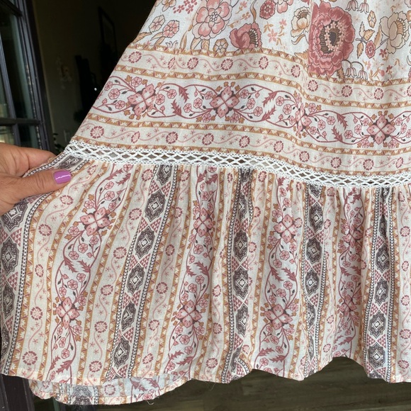 Spell Zahara Midi Sundress in Rosewater - Picture 8 of 16